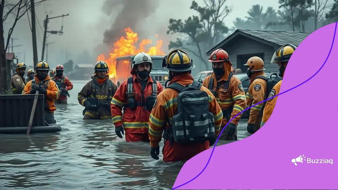 Case studies of recent disaster responses