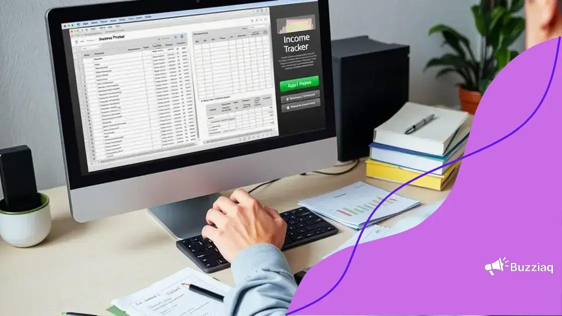 How to create your own income tracker