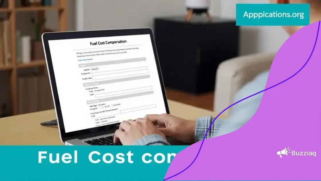 How to apply for fuel cost compensation